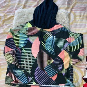 Hooded multicolor under armour t-shirt